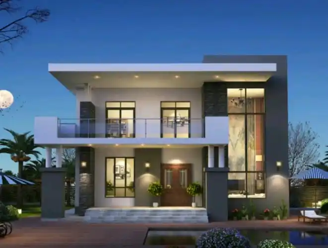 农村自建房#简约现代二层别墅,造价不高,大气实用,值得拥有.