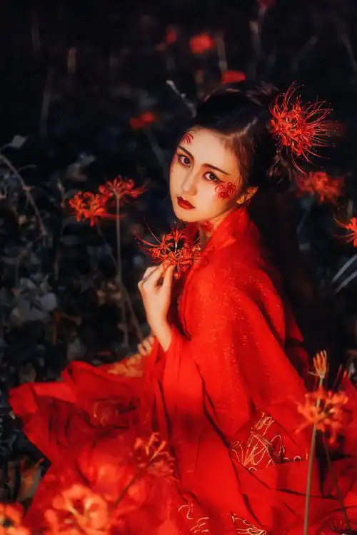 彼岸花_人像_poco摄影,人像,古风,汉服