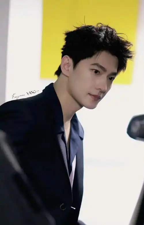 杨洋镶银手杖##杨洋西装手杖造型