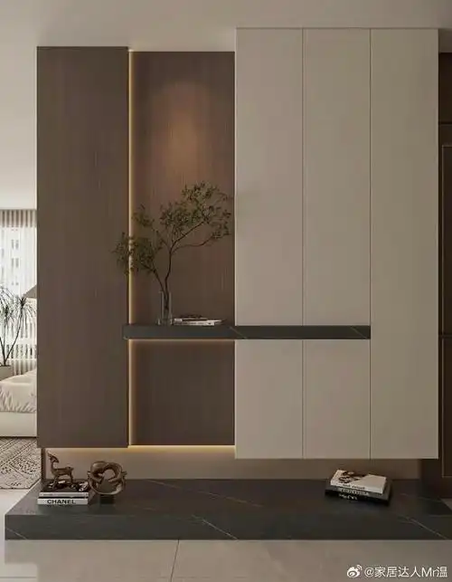 家居装修##美好家居打造法#    10款最新玄关鞋柜装修效果图分享,快