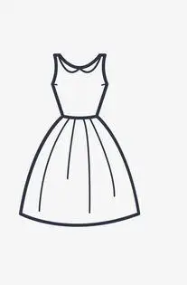 女生裙子简笔画女生裙子简笔画图片