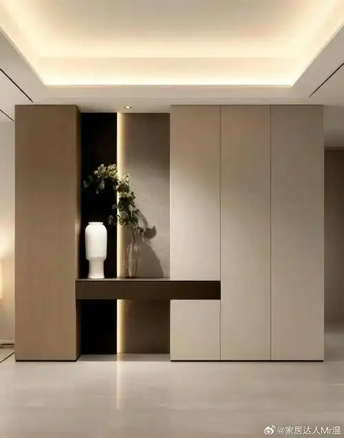 家居装修##美好家居打造法#    10款最新玄关鞋柜装修效果图分享,快