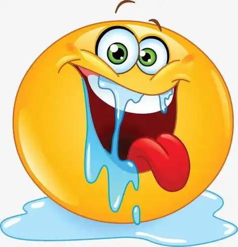 表情简笔画画法图片步骤嘴馋的小女孩简笔画馋到流口水简笔嘴馋流口水