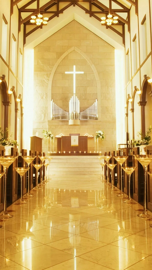 金色教堂h5背景