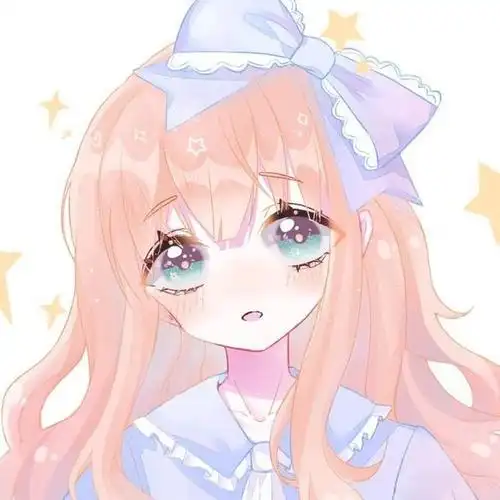 呆萌动漫女生头像,简直卡哇伊