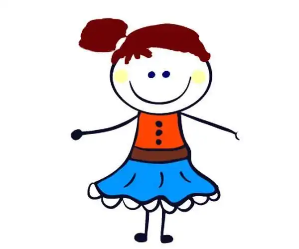 步骤漂亮女孩子简笔画彩色人物简笔画3款卡通小男孩简笔画彩色图片 小