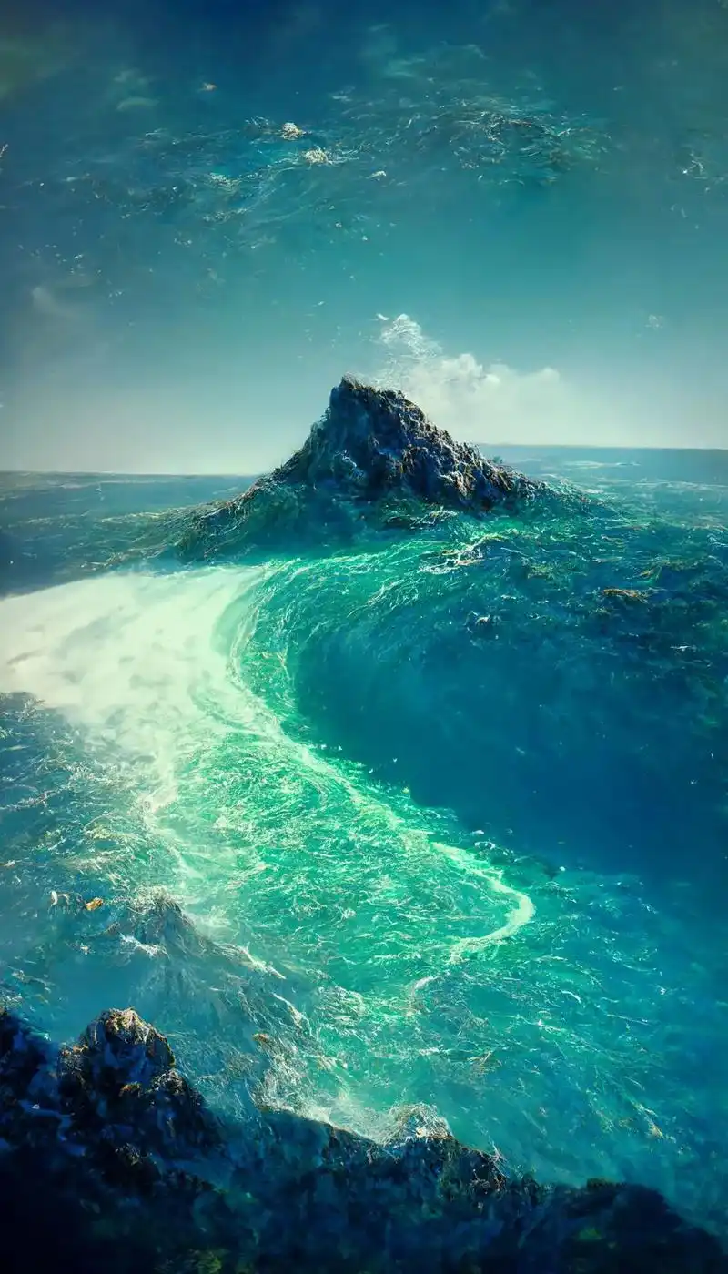 蓝天大海.蓝天大海白云飘缈,这里仿佛就是人间仙境般美妙,这里 - 抖音