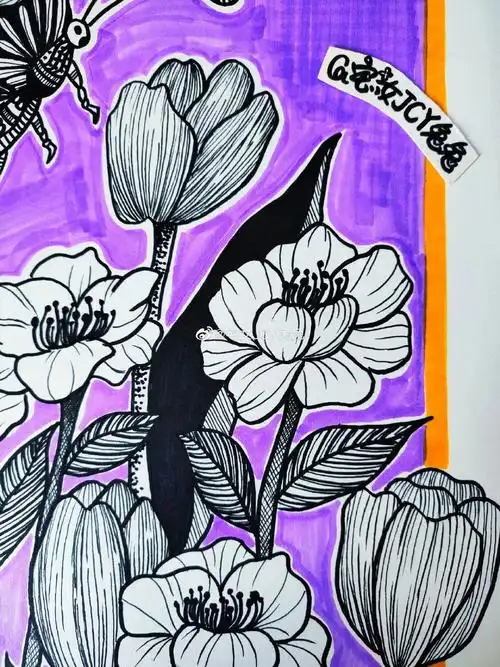 超经典儿童线描范画,每张都是学习的好素材,收藏它们省了一笔材料费