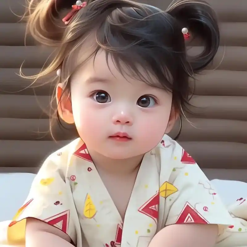大眼萌娃,可爱女宝头像