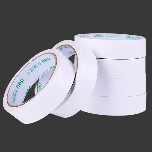 得力胶带海绵留痕不留墙面固定强力双面胶粘度胶带