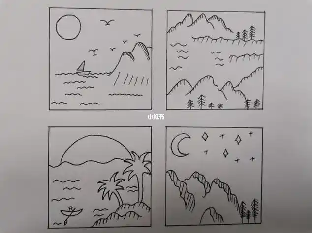 画喝的水简笔画