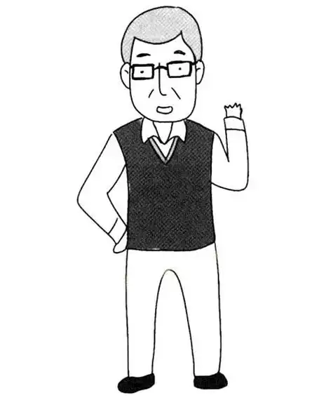 爸爸6种中年男人爸爸的不同画法简笔画怎么画步骤教程