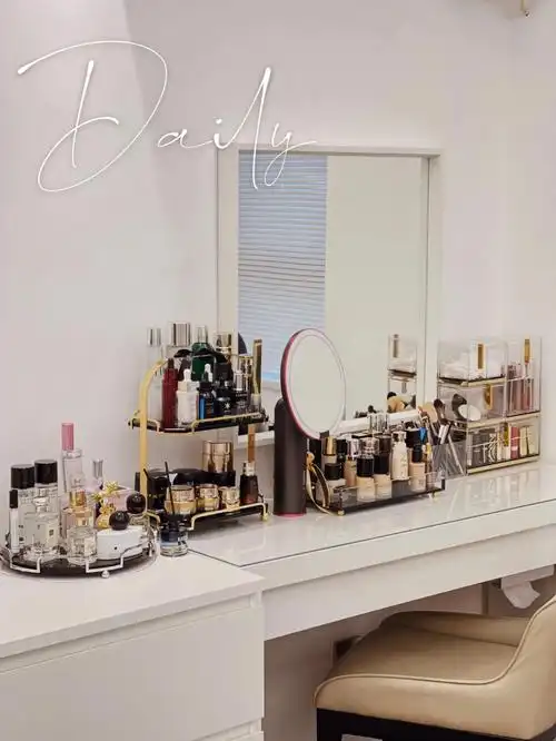 精致女孩的化妆间93我的梳妆台收纳分享