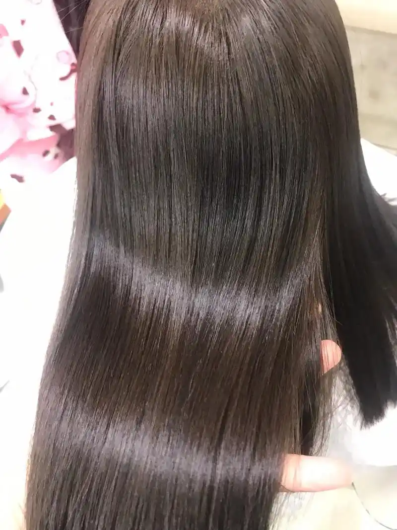 同城美发店推荐 #水润拉直 #高级感显白发色推荐 水润直 - 抖音