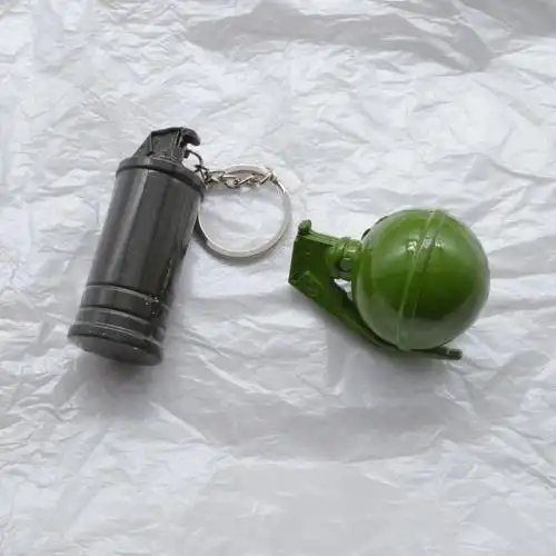 吃鸡游戏钥匙扣手雷碎片烟雾弹绝地求生周边挂件小礼品