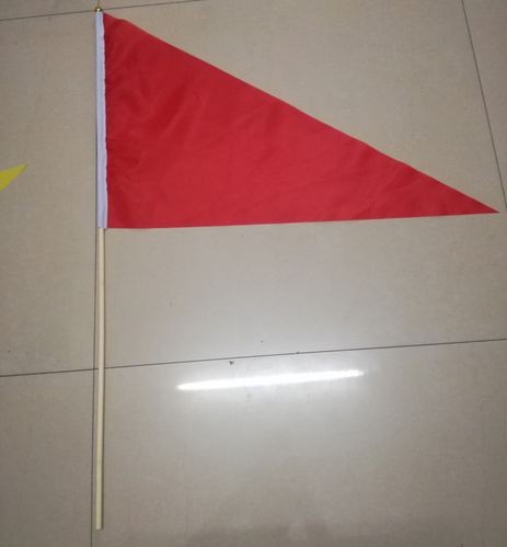 特大号三角手摇旗小彩旗40*60cm红旗广告旗可印logo文字图片地标