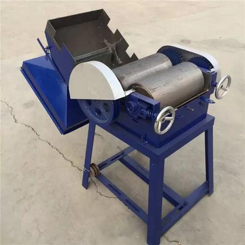 厂促农作物粮食破碎机对辊式挤扁机小型花生碾压碎瓣机品