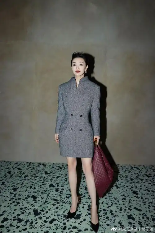 郭采洁米兰看秀造型