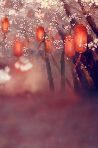 风景油画背景布摄影复古喷绘油画布60.