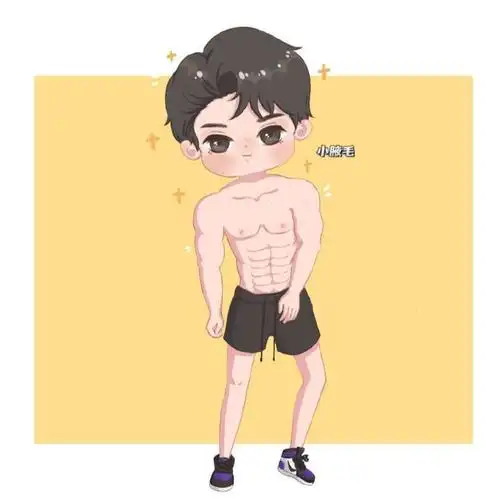 想摸亲亲韩廷的八块腹肌啦