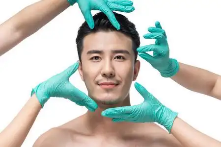 男士美容肖像照片