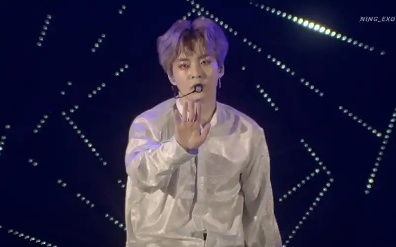 exo金珉锡xiumin蝴蝶少女dontgo纯享画质现场