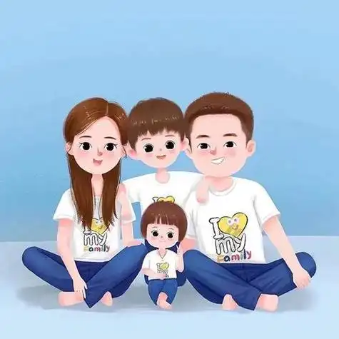 一家四口发圈的幸福说说朋友圈晒一家四口照片配文字