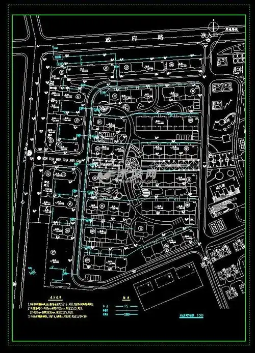 某住宅小区综合管网施工图