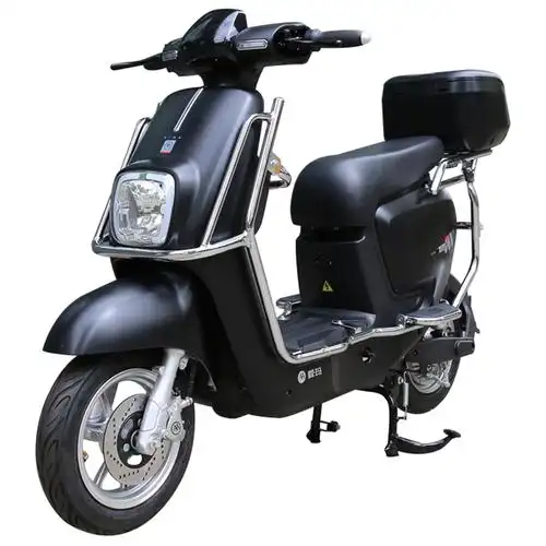 爱玛电动车悦思锂电48v20a消光黑换电版