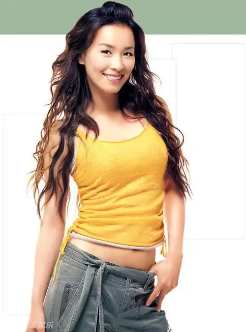 青春照相馆张庭珍贵旧照酒窝美女楚楚动人