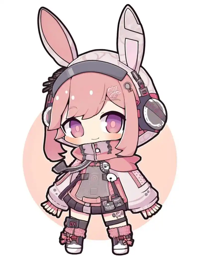 q版二次元粉色系小女孩   夏日滤镜  夏日滤镜  夏日滤镜  夏日滤镜