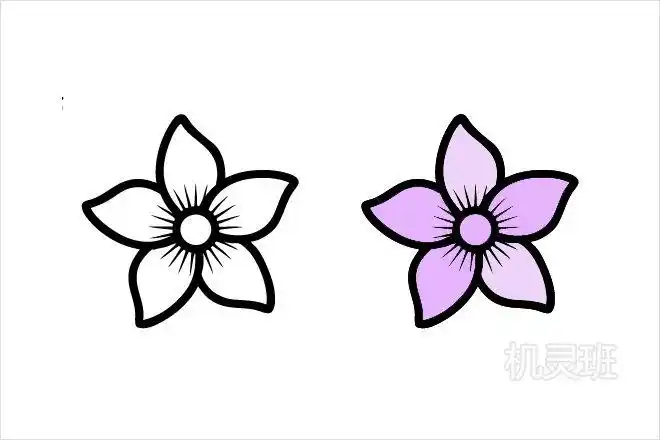 怎么教孩子简单画茉莉花简笔画(步骤图解)