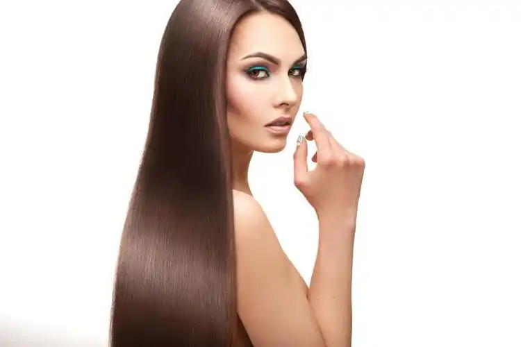 柔顺头发美女写真图片