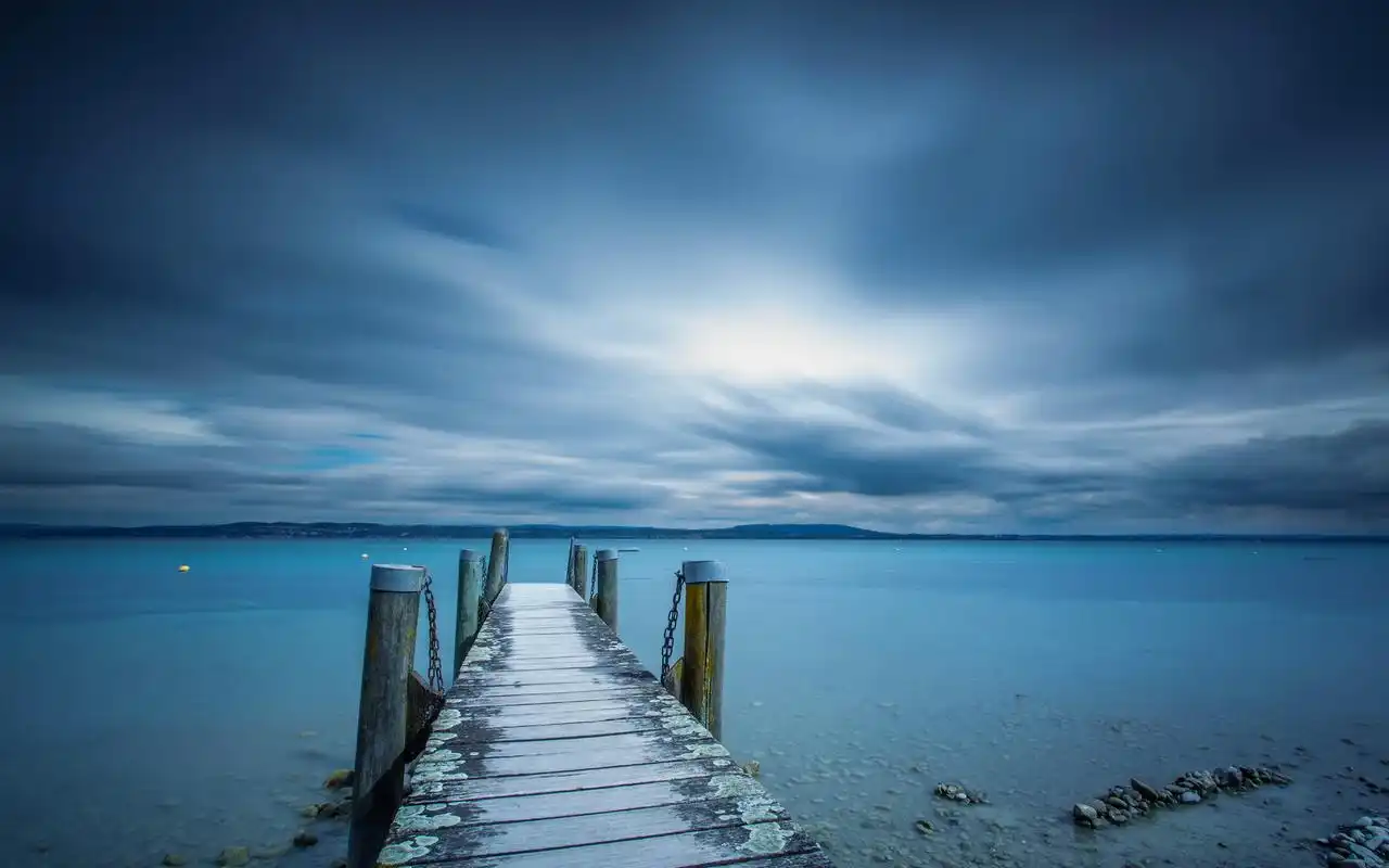 唯美栈桥风光高清电脑桌面主题壁纸大全高清大图预览1920x1200_风景