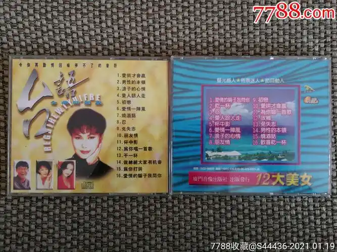 12大美女/海底城泳装歌唱秀(金碟豹)正版cd vcd