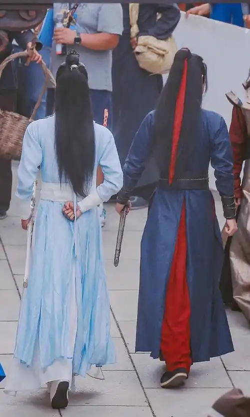 陈情令肖战王一博背影大合集每一幅都是名场面我不淡定了