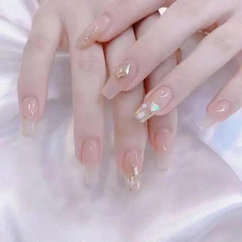 最近很流行的梯形美甲你做过没