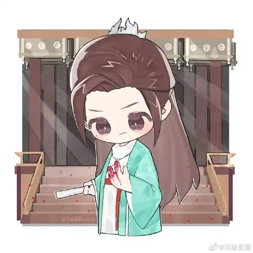 龚俊温客行#gj#予温爱意#画了q版的奇迹温温(8/16)画的时候开着剧当