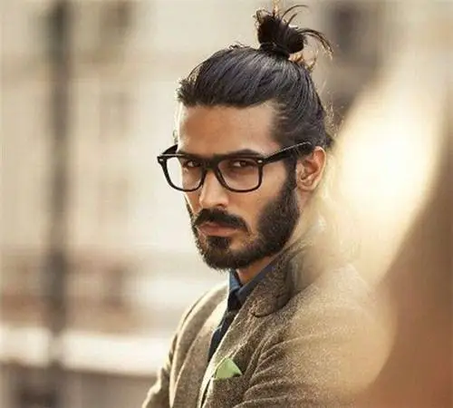 马尾发型男四款马尾让你更有气质