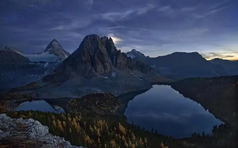 69  自然风景 69  mountains壁纸之夜1440x900分辨率查看