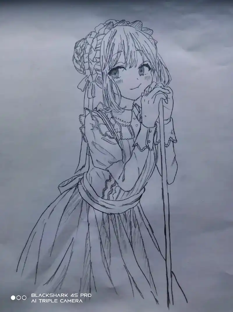 铅笔稿 #手绘 #杂图 #画画 #二次元  - 抖音