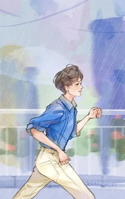 漫画里奔向你的周学长呀～————惯例@卡布叻_周深#你好生活#@一个