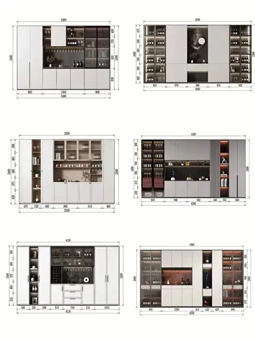 附尺寸酒柜如何设计高度厚度长度多少合适