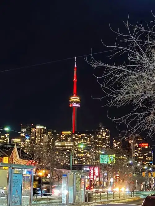 多伦多唐人街夜景