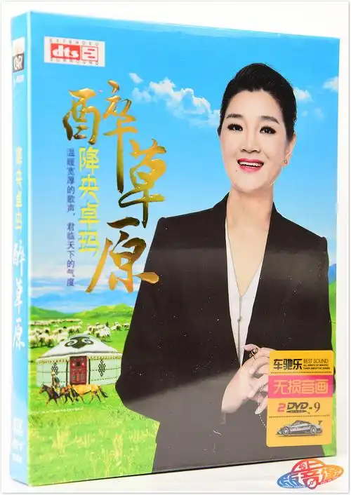 降央卓玛流行民歌mv精选正版家用卡拉ok歌曲光盘车载dvd音乐碟片