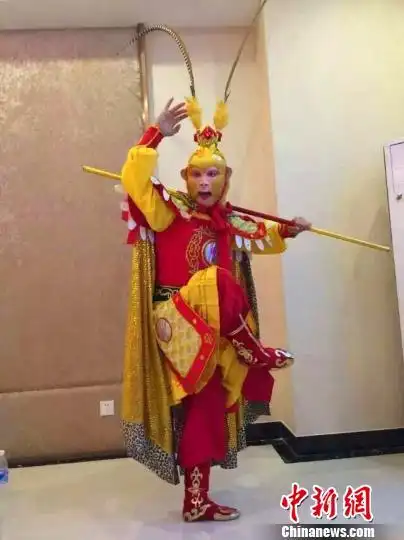 张鹏翔 摄中新网邢台1月6日电 (张鹏翔 李铁锤 张子乾)"俺老孙来也.