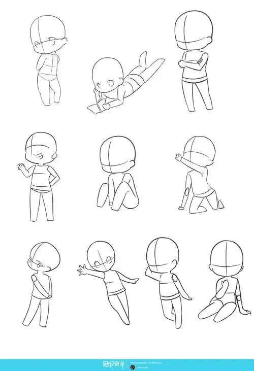 日系厚涂之q版头像的概括与比例