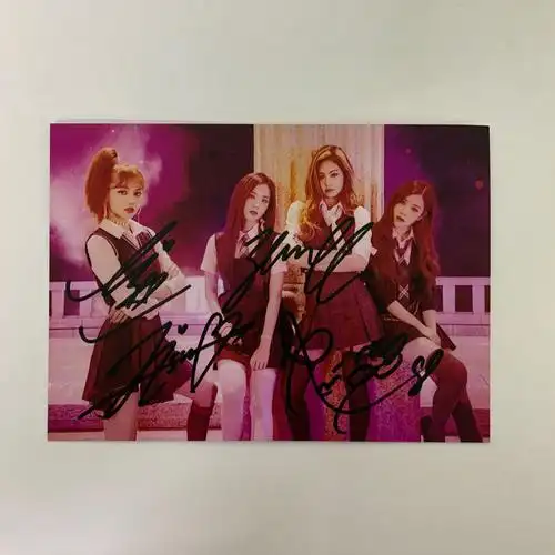 blackpink签名照lisajennie金智妮jisoo金智秀rose朴彩英签名照10