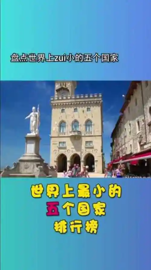 你知道世界上最小的五个国家吗