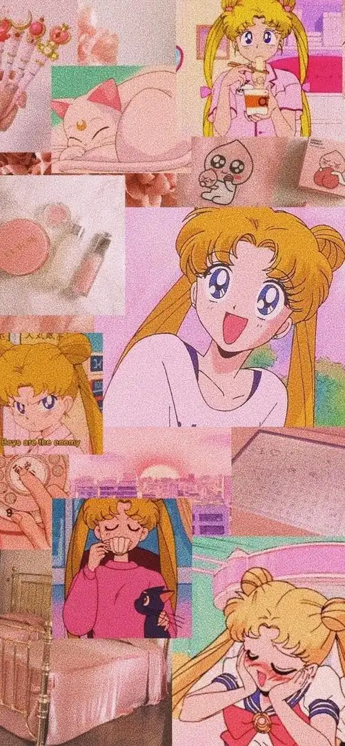 美少女战士拼贴壁纸